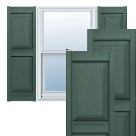 Ekena Millwork Viti Per Persiane LVSL0012MG - Verde Scuro, Per Installazione Esterna In Mattoni E Rivestimenti