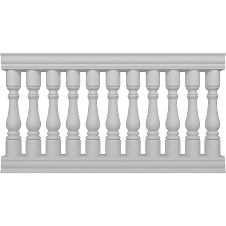 Ekena Millwork Fiberthane Bradford Balustrade Railing Kit Style C (6 7/ ...