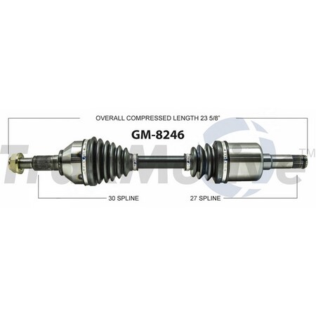 SurTrack TO-8246 CV Axle Shaft SurTrack TO-8246 CV Axle Shaft