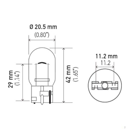 Bulb 7440Na 12V 21W Bulbs,7440Na