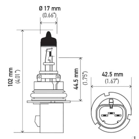 BULB 9007/HB5 12V 65