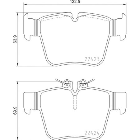 Brake Pad Set Disc Brake 8Db Disc Brake Pad,355024991