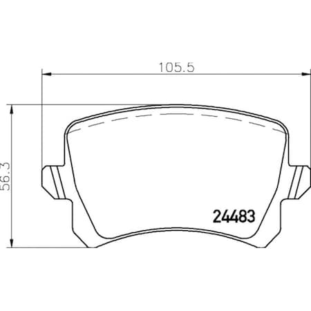 Brake Pad Set Disc Brake 8Db Disc Brake Pad,355025331