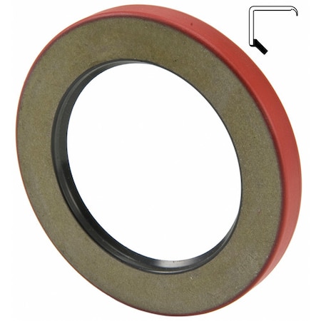 National Oil Seals & Bearings Oil Seal, 444042 444042 | Zoro