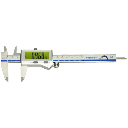 Cal9004 Ruler Igaging iP67 Coolant Cal X-Large Digital Display Bluetooth Caliper, 6 ...