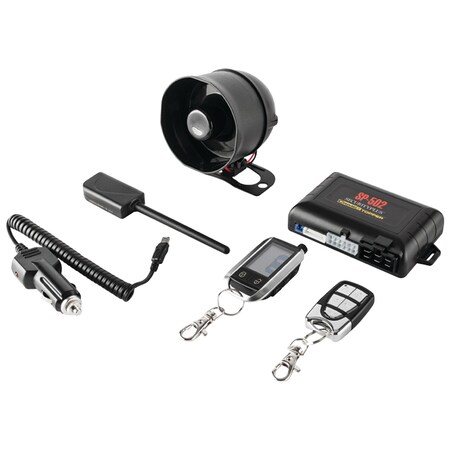 Universal Deluxe 2-Way LCD Security and Remote-Start Combo