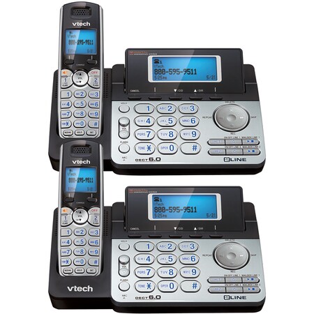 Vtech Two-line Phone with Answering Machine, 2 Pack 843631149607 | Zoro
