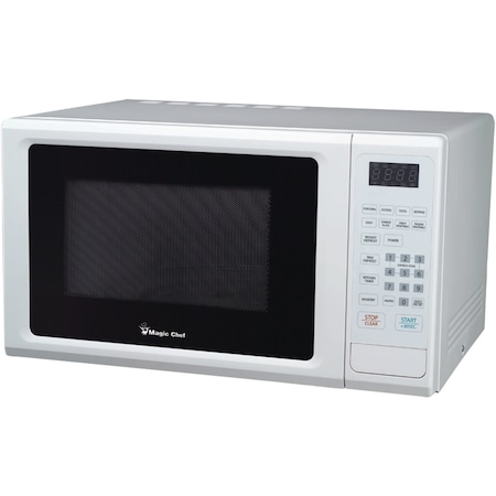 Magic Chef 0.7-Cu. Ft. 700W Retro Countertop Microwave Oven, Red