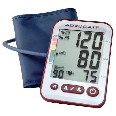 Upper Arm Blood Pressure Monitor, Large Cuff
