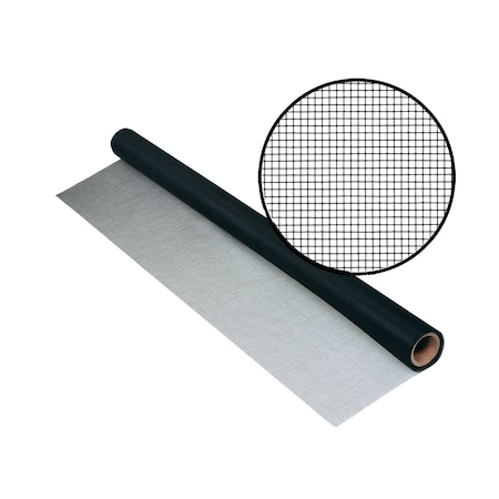 Phifer Polyester Improved Visibility Insect Screening, 48 x 25', Black ...