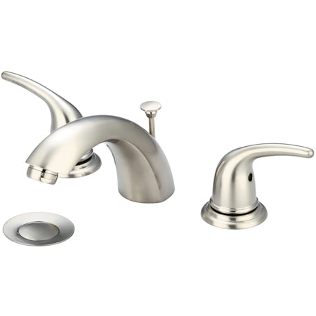 Olympia Faucets Two Handle Widespread Bathroom Faucet, Compression Hose ...