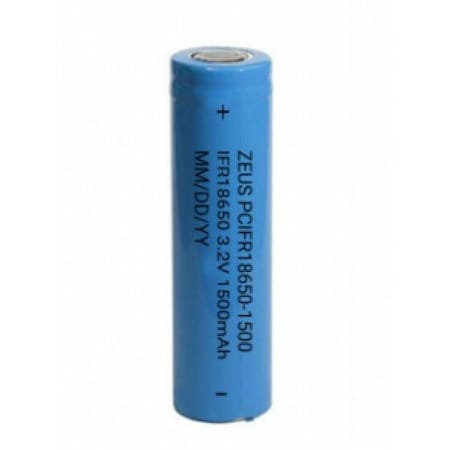 Zeus Battery Products 3.2V 1500MAH LIFEPO4 BATTERY PCIFR18650-1500 | Zoro