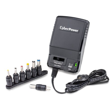 Cyberpower Power Adptr Ac 2.1A Blk CPUAC1U1300 | Zoro