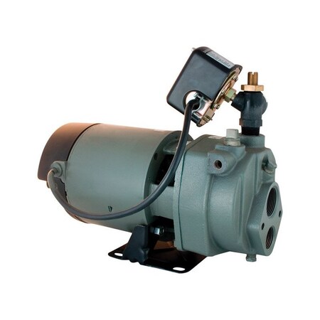 Star Water Systems ES07S Shallow Well Jet Pump, 1-Phase, 13/6.5 A