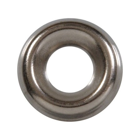 Unterlegscheiben Senkkopf (Finish Washer) – 100 Stück, Nickelbeschichtet, Für Flachkopfschrauben, Innendurchmesser #8