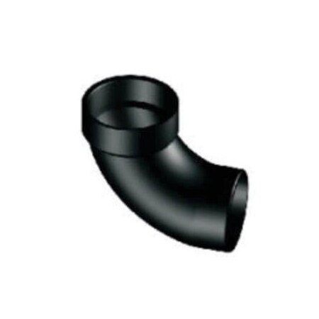Lesso America Lesso Street Pipe Elbow, 3 in, Hub x Spigot, 90 deg Angle ...