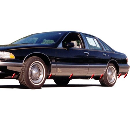 Caprice Rocker Panel Qaa Stainless Rocker Panel Exterior Trim 14Pc Fits 1993-1997 Chevrolet ...