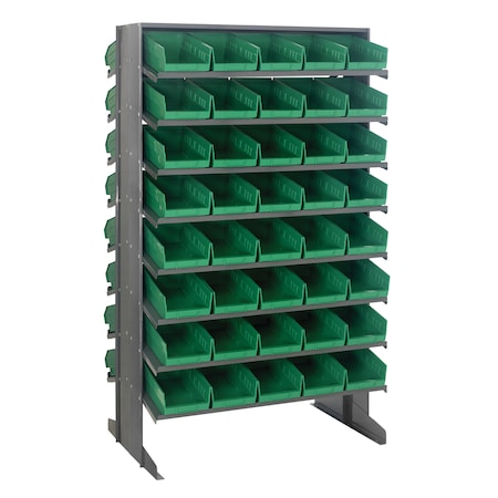 Quantum Storage Systems Double-Sided Shelf Rack Systems QPRD-102GN | Zoro