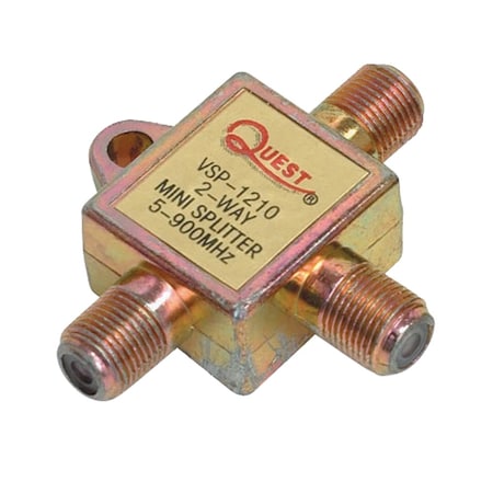 Quecto Technology Quest Technology International Cable TV Splitter, 900Mhz - 2 Mini VSP ...