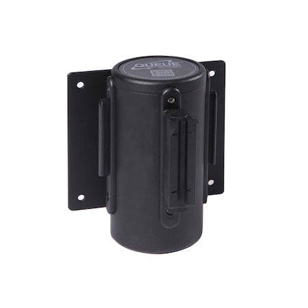 Queue Solutions WallMaster 400, Black, 15' Red/Black Diagonal Stipe ...
