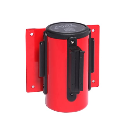 Queue Solutions WallMaster 400, Red, 15' Red/White NO ENTRY Belt WM400R ...