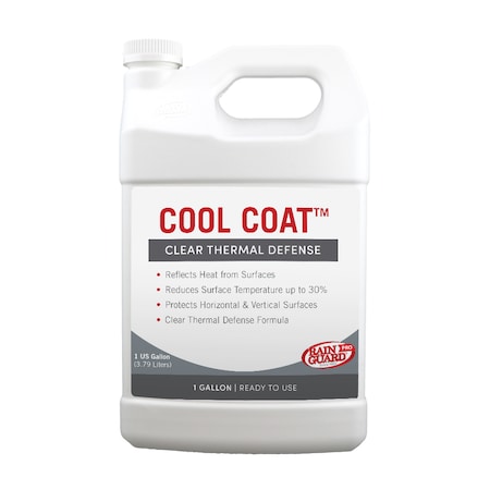Rainguard Brands 1 Gal. Cool Coat Thermal Barrier, High Gloss, Clear SP ...