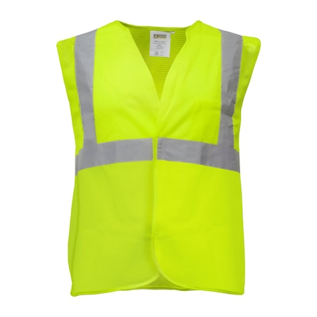 Refrigiwear Hivis Mesh Safety Vest Hv Lime 5XL 0199RHVL5XL