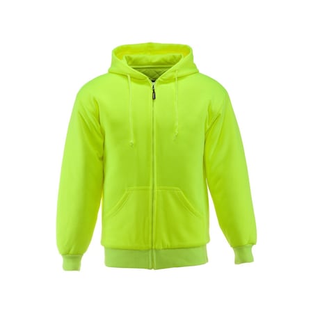 Refrigiwear Insulated Quilted Sweatshirt Hv Lime 5XL 0488RHVL5XL