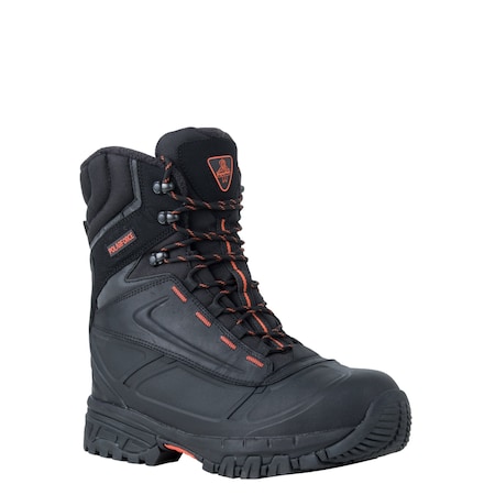 Refrigiwear 8 in Composite Toe Boot, 10, Leather, Black, 1140 1140CRBLK100