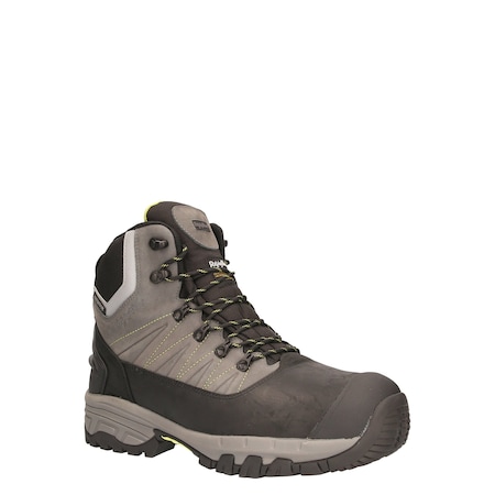 Refrigiwear Composite Toe Hiker Boot, 10, Nubuck Leather, Grey, 122C 122CRGRA100