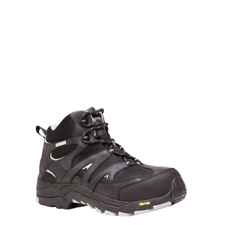 Refrigiwear Composite Toe Hiker Boot, 6, Leather, Black, 145C 145CRBLK060