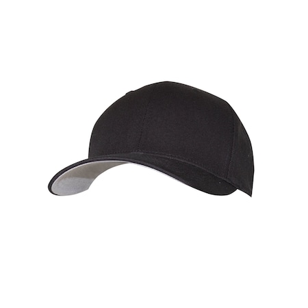 Refrigiwear Fitted Cotton Blend Cap Black S/M 6196RBLKSMD