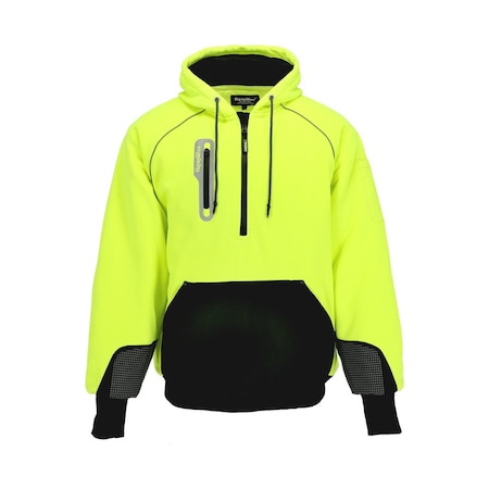 Refrigiwear Polarforce Sweatshirt Hv Lime XLg 8440RHVLXLG