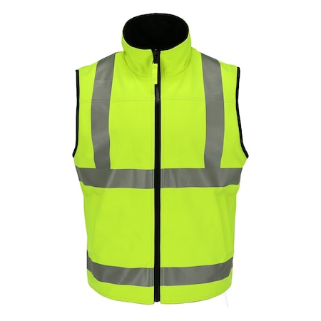 Refrigiwear Hivis Reversible Softshell Vest Hv Lime Med 9499RHVLMEDL2