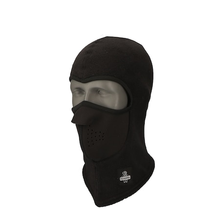 Refrigiwear Thermal Knit Mask, Fleece, Black, L/XL 0092RBLKLXL