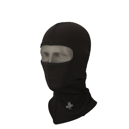Refrigiwear Flex-Wear Open Hole Mask, 92% Polyester/8% Spandex, Black, One Size 6047RBLKOSA