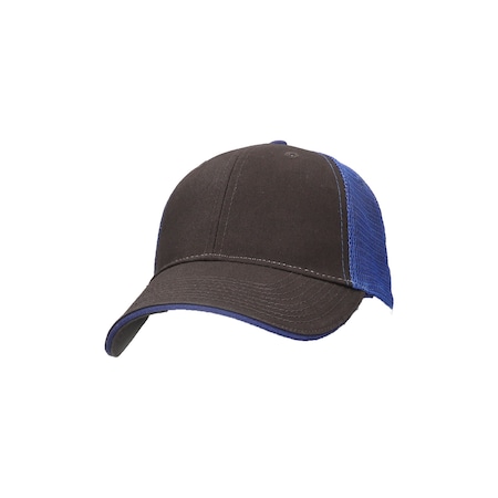 Refrigiwear Mesh Trucker Hat Charcoal/Royal 6112RCHRYOSA
