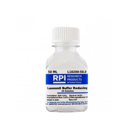 Rpi Laemmli Buffer Reducing, 4X Solution, 50 ML L18200-50.0 | Zoro