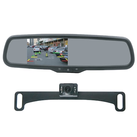 Boyo Rear View Mirror Monitor / IR Camera, 4. VTC1743M | Zoro