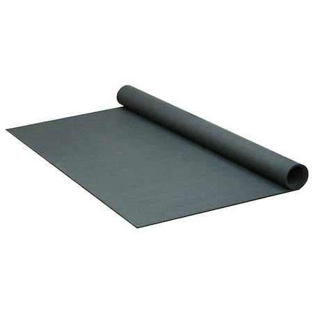 Rubber-Cal ReUz Rubber Flooring Rolls - 3mm x 48 in x 3ft - Black 03-275R-03