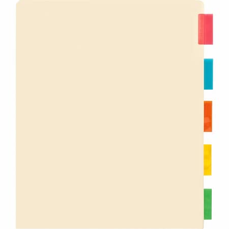 Color Tab Pocket Binder Dividers, PK5