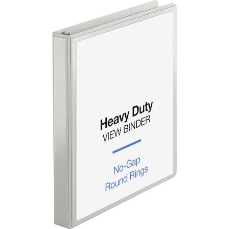 Heavy duty View Binder 1" Binder Capacity Letter