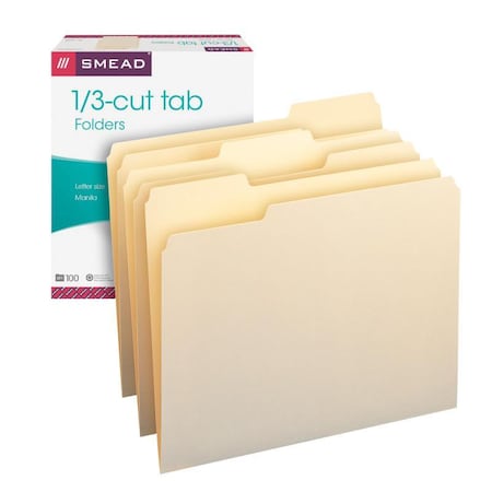 Smead Folder, File, Ltr, 1/3 Ast, Mla Pk SMD10330 | Zoro