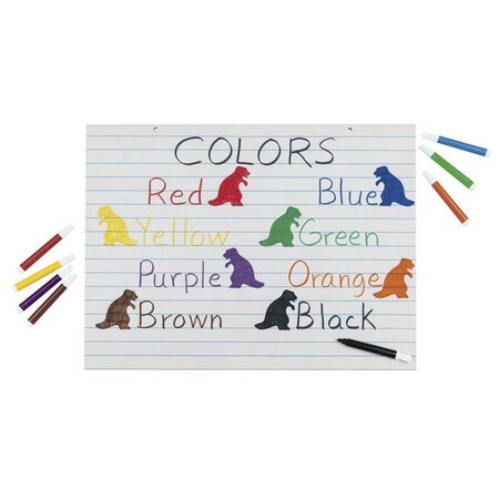 School Smart Primary Chart Newsprint Paper, 1 Inch Rule, 24 x 18 Inches ...
