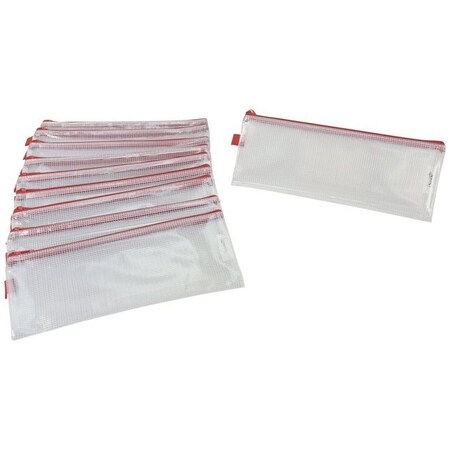 HERMA 20017 Zip Document Bag A4, Transparent (36 X 28 Cm) Large - View #2