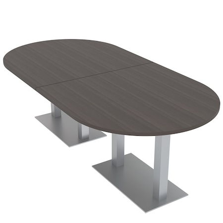 Skutchi Designs 8 Person Conference Room Table with Metal Base ...