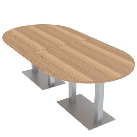 Skutchi Designs 8 Person Conference Room Table with Metal Base ...
