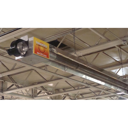 Solaronics Tube Heater, LP Gas, 60 ft., 175,000 btuh GQG-175-60CL | Zoro