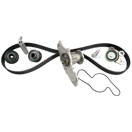 Gates PowerGrip Premium OE Timing Belt Component Kit w/Water Pump, TCKWP214 TCKWP214