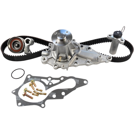 Gates PowerGrip Premium OE Timing Belt Component Kit w/Water Pump, TCKWP215 TCKWP215